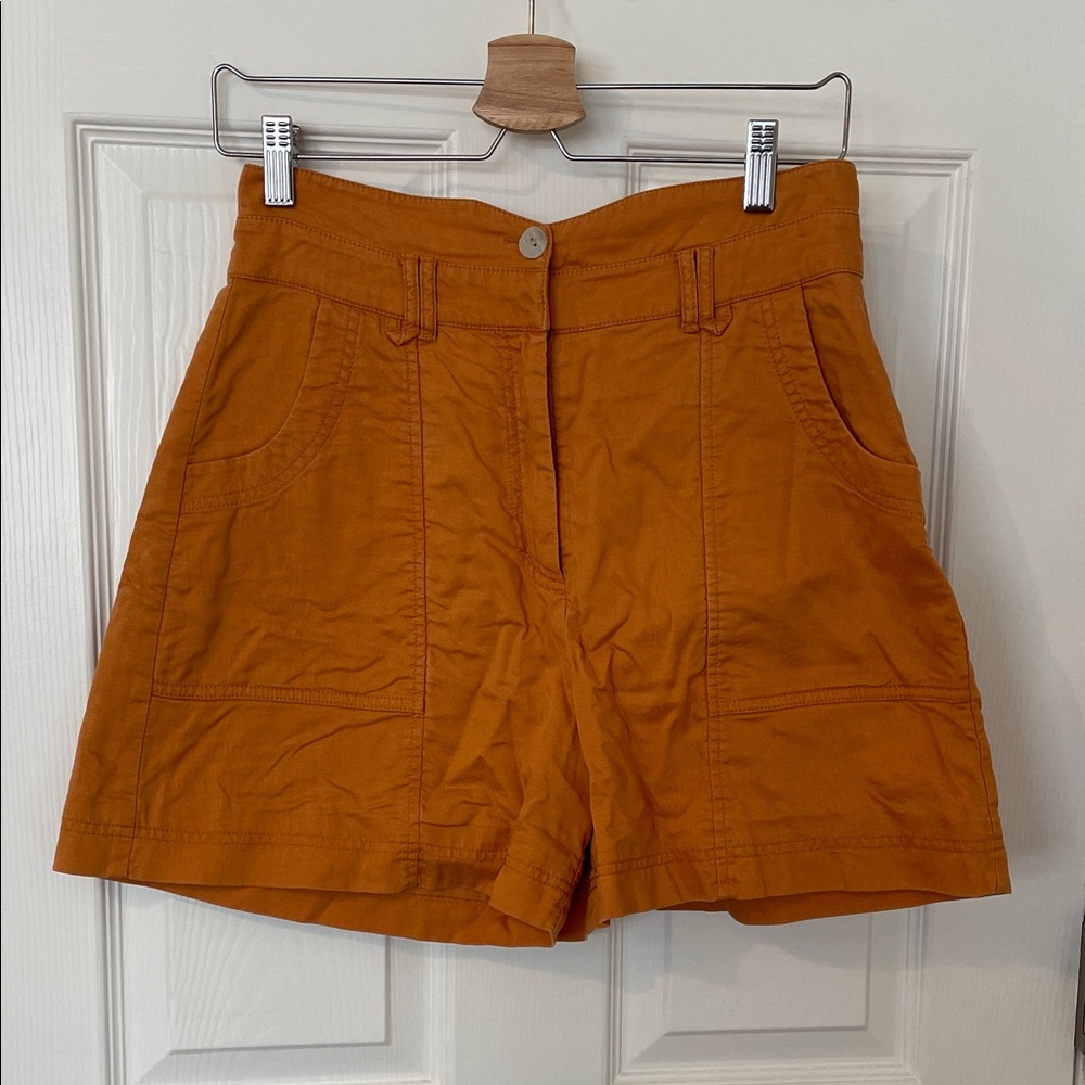 Jonathan Simkhai High Waist Rust Shorts